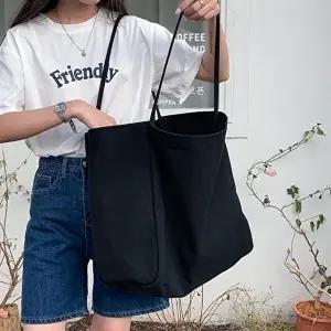 여성쇼퍼백 빅사이즈 무지 코튼 에코백 베이직 출퇴근가방 대학생