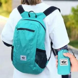 접이식 배낭 등산용 헬스 운동 여행용 가방 청록색 다용도 백팩