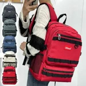 남녀 공용 포인트 넉넉한 데일리 백팩 1P 학생용 가방 배낭