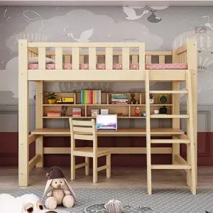낮은벙커침대 2층 벙커 수납 벙커형 좌식 침대 책상 세트