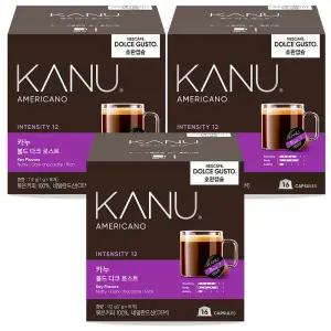 카누 돌체구스토 캡슐 볼드다크로스트 16캡슐 3개