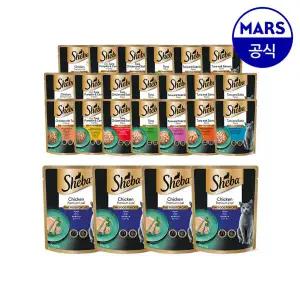 쉬바 주식 간식 파우치 습식사료 고양이사료 70g 24개 선택