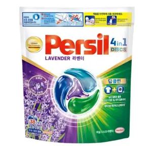 퍼실 디스크 라벤더 캡슐세제 38개입