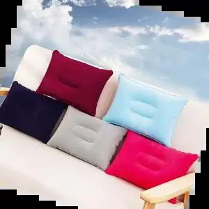 에커쿠션 사각 에어 목베개 소형 캠핑 여행 에어쿠션 간편휴대