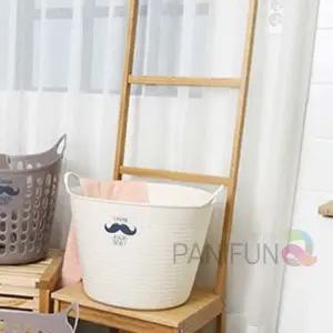 수염 세탁바구니 28L 막힘형 빨래수거함 빨래바구니 대용량세탁바구니 수건통 대용량빨래바구니