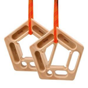 1/2개입 암벽등반 손가락 강화 보드 풀업 트레이너 휴대용 그립 전완근 연습 도구