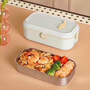 전기보온도시락 USB 무선 밥통 학생 직장인 보온통 가열 온열 스텐 점심 찬합