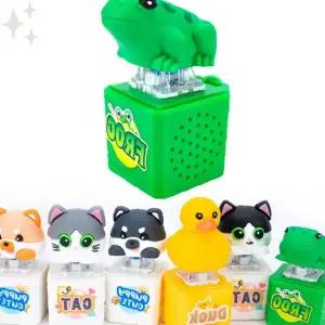 동물 캐릭터 소리 나는 불빛 장난감 손가락 누름 놀이 감각 발달 어린이 선물