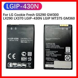 LG 쿠키 프레쉬 GS290 GW300 LGIP-430N MT375 GM360용 배터리