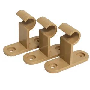 커튼봉 브라켓 15mm 3개세트 걸이 봉 고정 홀더 지지대 부속품