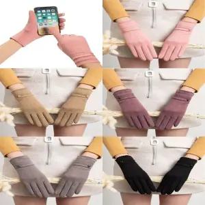 여성 겨울 모직장갑 데일리 기모안감 터치 방한 스마트폰