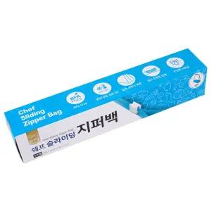 디디샵 대형 슬라이딩 쉐프 지퍼백 33x32 12매 스탠드 스탠드형 지퍼백