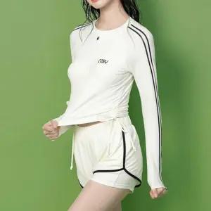 신혼 해외 여행 호캉스 래쉬가드 상하 세트 긴팔 여성