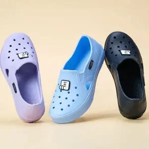 고무 실내화 편안한 미끄럼 다용도 eva 실내화 남성 여성 통기성 물놀이 베란다 논슬립 욕실화 어린이 세미