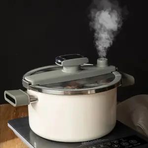 [26년형] 6L 저압 냄비 진공 압력솥 통스팀 조리 인덕션 호환