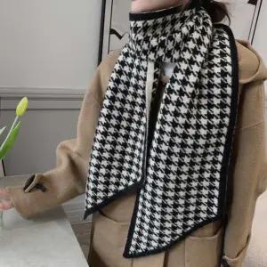 하운드투스 체크니트 머플러 목도리 여성 패션 클래식