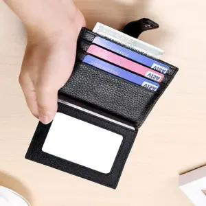 소가죽 명함 카드 지갑 고퀄 깔끔한 디자인 선물용 카드지 갑 남성지갑 여성지갑 남자 여자 소가죽 캅