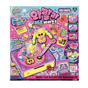 데코데코 와랄라 비즈 메이킷 랜덤 봉투깡 비즈펫 피규어 만들기 키링 역할놀이 소품 선물