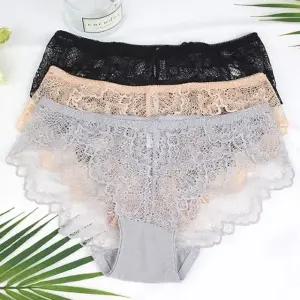 빅사이즈속옷 레이어드 레이스 팬티