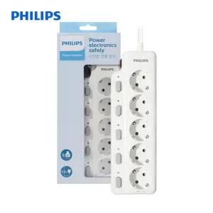 필립스 고용량 안전멀티탭 과부하차단 개별스위치 5구 1.5M