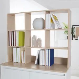 ST8651 무노 오픈 파티션 수납장(3x3) DVX