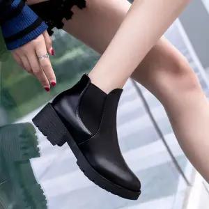 깔끔 디자인 여자 스커트 핫팬츠 패션 가보 첼시 부츠 ukF1+3GNP