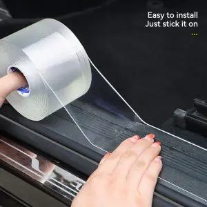 자전거 프레임 보호 스티커 나노 테이프 자동차 범퍼 자동차 문짝 엣지 가드 스트립 클리어 마모 표면 테이