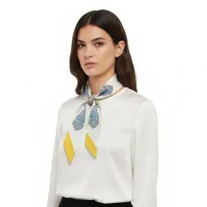 [에트로] 페이즐리 스키니 트윌 실크 스카프 153455889