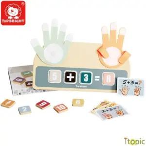 탑브라이트 손가락 숫자학습놀이 (121121)/학습/완구/수배열판/놀이/교구/수교구/수공부/수놀이/수세기