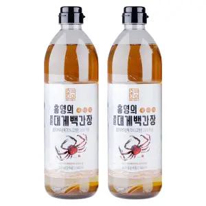홍영의 붉은대게 백간장 980ml 2개