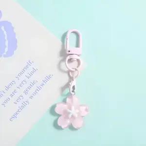 BUyuS 스카이 핑크 벚꽃 버즈 키링 벚꽃포인트 키홀더 장식  buyus 굿딜 브이숍 illo001