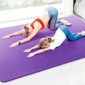 대형 바닥 요가매트 헬스장 요가 2인용 빅사이즈 더블 커플 스트레칭 헬스 명상 매트