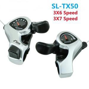 시마노 투어니 SIS SL-TX50 자전거 변속 레버 3x6s 3V 좌측 6V 우측 7V 18 21단 한 쌍 TX50 시프터 MTB 부