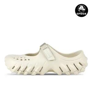 크록스 에코 메리 제인 클로그 여성 샌들 서밋 화이트 211996-2MD