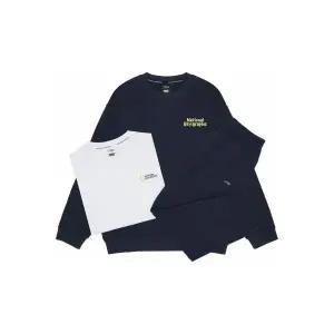 내셔널지오그래픽 키즈 K265UPB901 맨투맨 3PCS SET NAVY 924639
