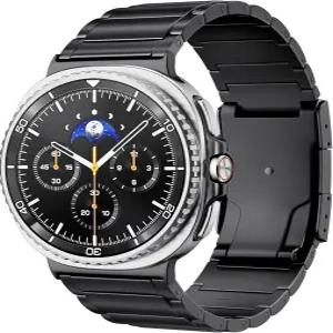 삼성 갤럭시 워치 8 40mm 44mm 클래식 46mm 2025용 룰루룩 티타늄 시계 밴드 제거 도구가 있는 조절 가능한