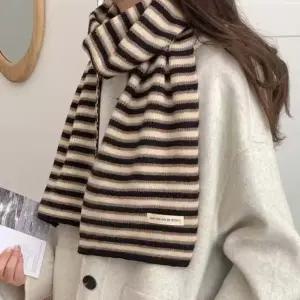 여성 간절기 겨울 포인트 패션 스트라이프 머플러 아이템 목도리