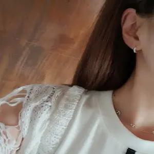 SE195 여성 육각 원터치 실버 이어링 미니 심플 은귀걸이 [실버 925]