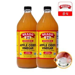 브래그 유기농 애사비 애플사이다비니거 사과식초 946ml 2개
