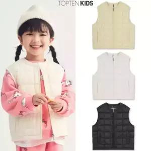 탑텐키즈 25년 공용경량 퀼팅 패딩베스트MKF1VP3021