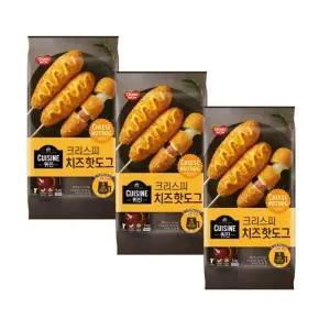 동원 퀴진 치즈 크리스피 핫도그 400g x 3개