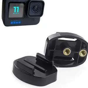 나사 고프로 11 블랙 호환 액션캠 삼각대 스탠드 연결 버클 베이스 마운트 1/4