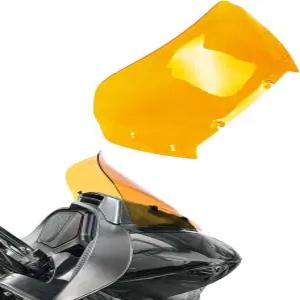 파워 제임스 9.5인치 톨 오렌지 100 PMMA 투명 아크릴 외부 페어링 윈드실드 윈드스크린 할리 데이비슨