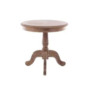 미국식 원형 거실 사이드테이블 탁자 사이드 까페 빈티지 인테리어 식탁 티 테이블 소품 원목