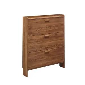 원목 신발 공간절약 현관 폭좁은 17cm 좁은틈새 사무실 신발정리대 수납장