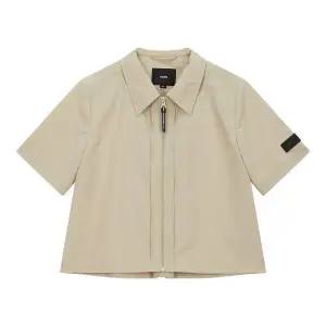 [노비스] 하프 슬리브 집업 셔츠 자켓 베이지 153662101