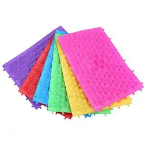 발바닥 촉진 조립형 지압 발판 매트 건강 관리 족욕 마사지 효과 홈트레이닝