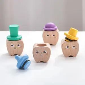 유치 보관함 원목 아기 강아지 치아 이빨 첫니 젖니 보관 통 케이스