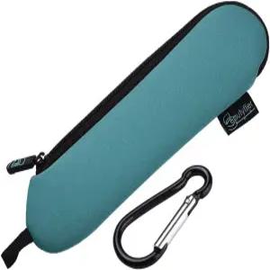 뷰티플라이어 네오프렌 플랫웨어 식기 가방 여행용 커틀러 세트 세트용 3mm 두께의 접이식 파우치(커틀러