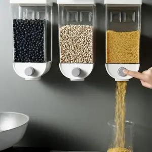 사탕 디스펜서 밀폐 은닉 깔끔 디자인 시리얼 정리용 소형 3개